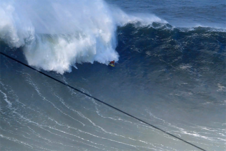 Pedro Levi: the Portuguese is chasing a Guinness World Record for the largest bodyboarding wave ever ridden.