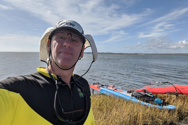 Tony Vandenberg: a selfie before his WaterTribe North Carolina Challenge redemption | Photo: Vandenberg