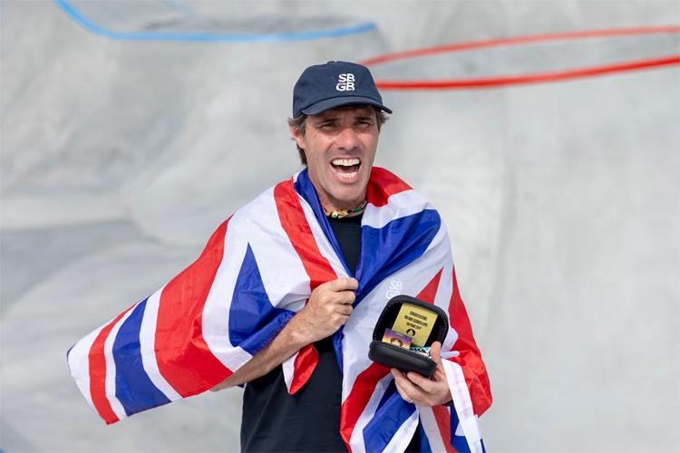 Andy Macdonald: the skateboarder will represent Great Britain in the Paris 2024 Olympics | Photo: OIS/IOC