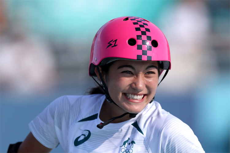 Arisa Trew: the Paris 2024 women's park skateboarding gold medallist | Photo: Paris 2024