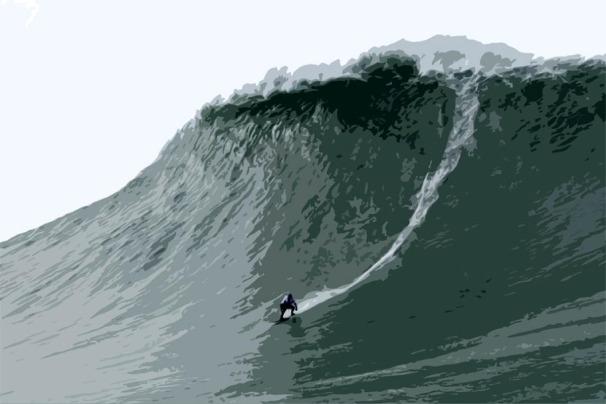 surfer pixel people