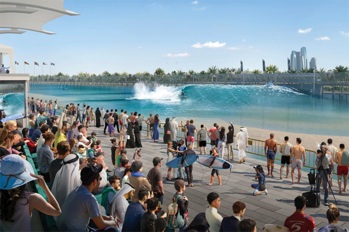 1200px x 800px - Abu Dhabi builds the world's largest wave pool