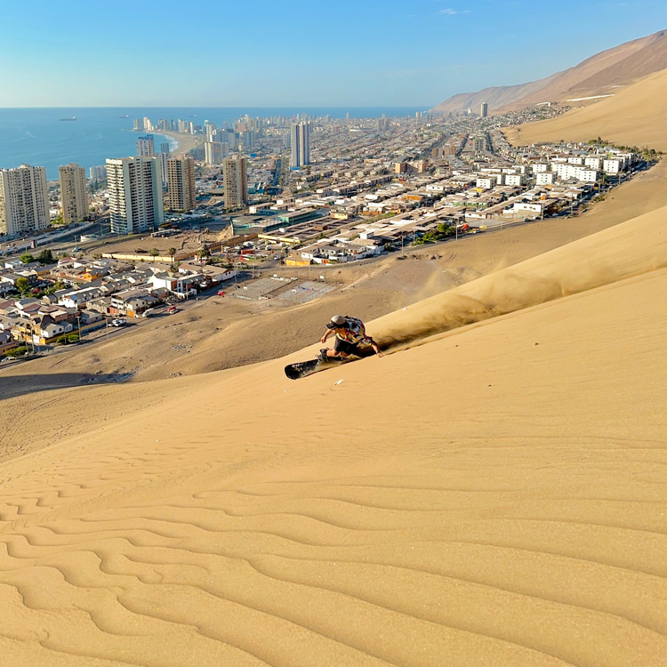 Iquique: a sandboarding town in the heart of the Atacama Desert | Photo: Diaz Archive