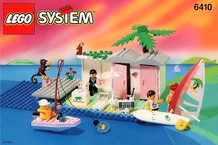 The of windsurfing in Lego