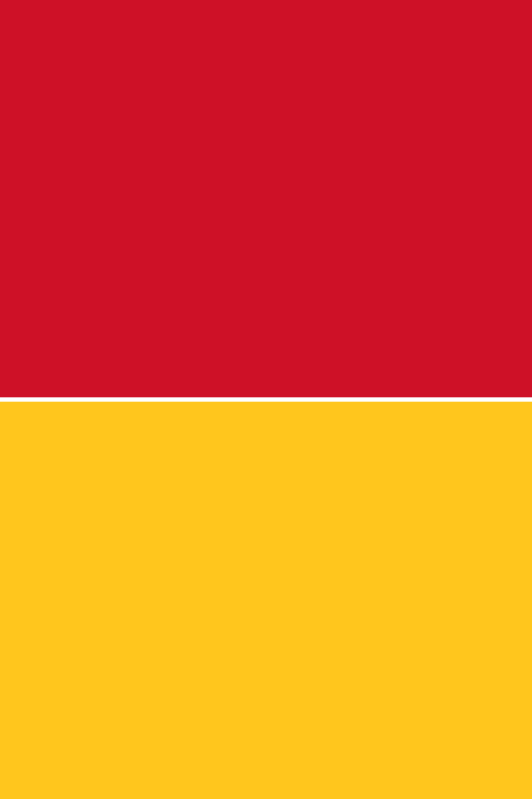 green yellow red flag with star in center