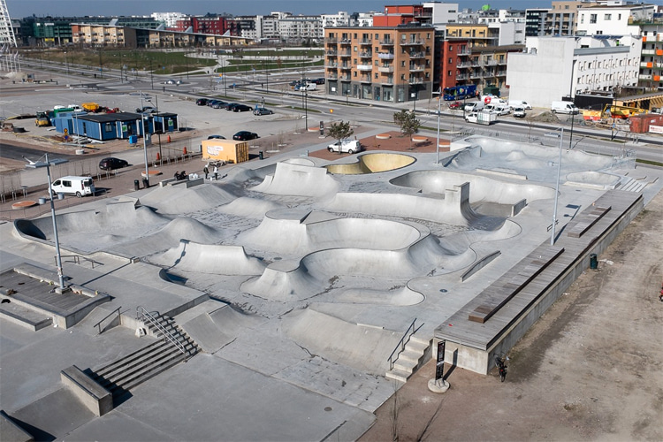 Stapelbäddsparken, Malmö, Sweden: one of the largest and most significant skateparks in Scandinavia and Europe | Photo: Bryggeriet