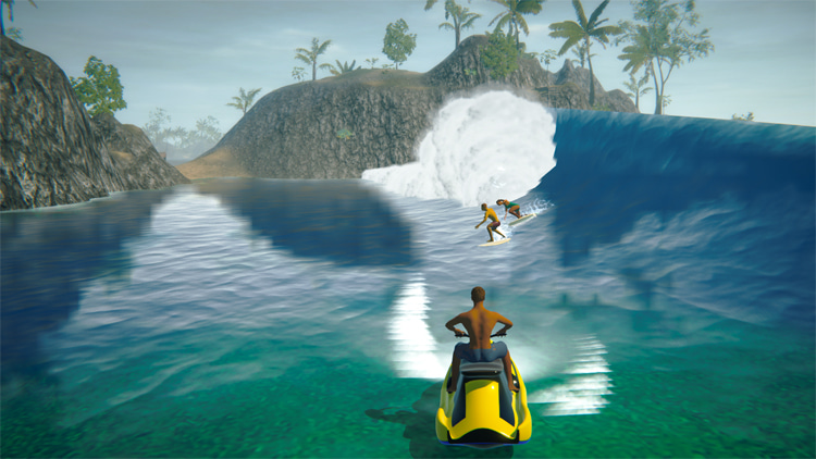 Surfers Code: a physics-based PC game featuring several surf breaks