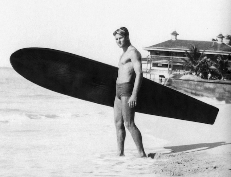 Tom Blake: the father of the surfboard leash