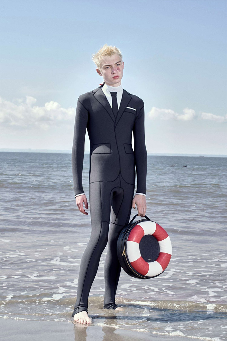 The $3,900 wetsuit that looks like a business suit